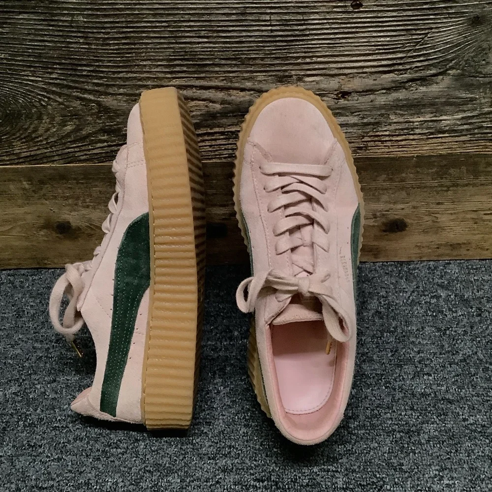 Fenty Puma Creeper in Dusty Pink / Green - Picture 1 of 6